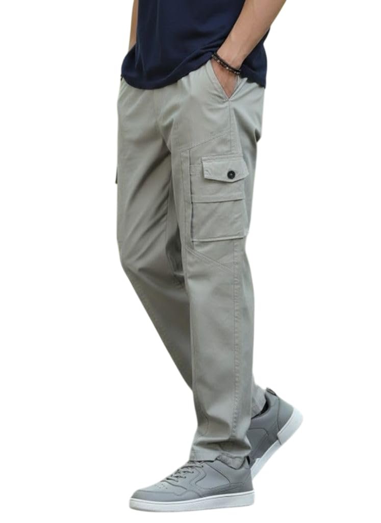 Men’s Cotton Cargo Pants | Stylish Casual Trousers for Men | Relaxed Fit Multi Pocket Cargo Trousers | Drawstring Waist Pant | Comfortable Lower for Men Men’s Cotton Cargo Pants | Stylish Casual Trousers for Men | Relaxed Fit Multi Pocket Cargo Trousers | Drawstring Waist Pant | Comfortable Lower for Men